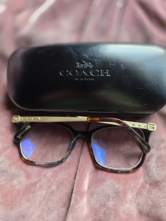 Coach Women's Eyeglasses HC 6113 5485 Dark Tortoise Butterfly Frame 53 18 - Picture 6 of 15